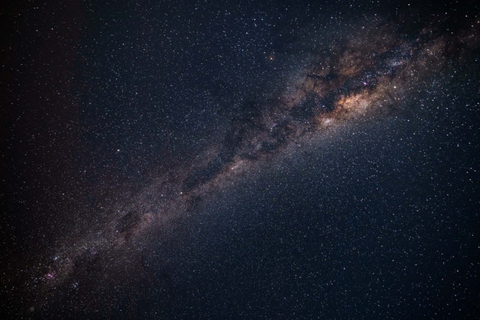 一张银河系的照片