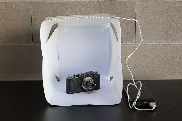 DIY灯箱是产品摄影的完美工具