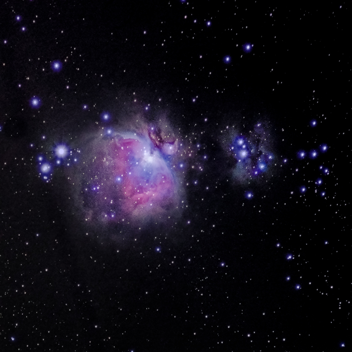 M42，北半球北半球的大猎人星云。