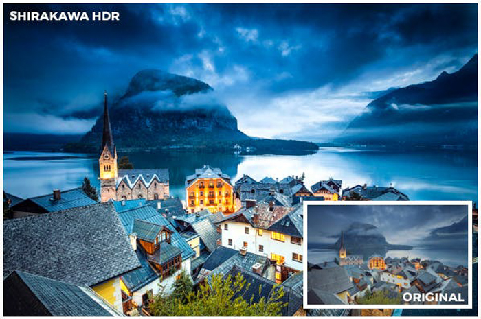 山脉和中世纪城市的图像编辑的PRO景观和旅行房间Lightroom预设